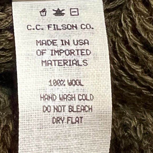 Filson Virgin Wool Knit Cuff Otter Green Watch Cap Beanie USA 11030235 New NWT - Picture 6 of 6